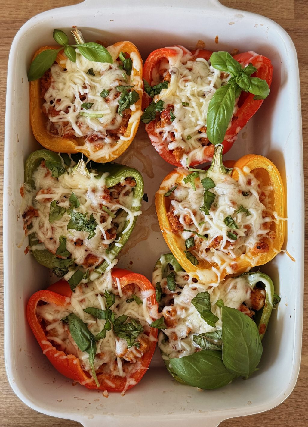 Quick Bake: Delicious Ground Chicken Stuffed Peppers